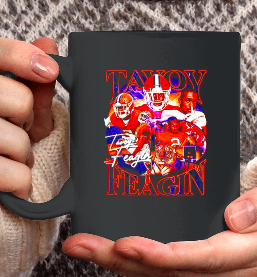 Tavoy Feagin Clemson Tigers Football Graphic Poster Coffee Mug