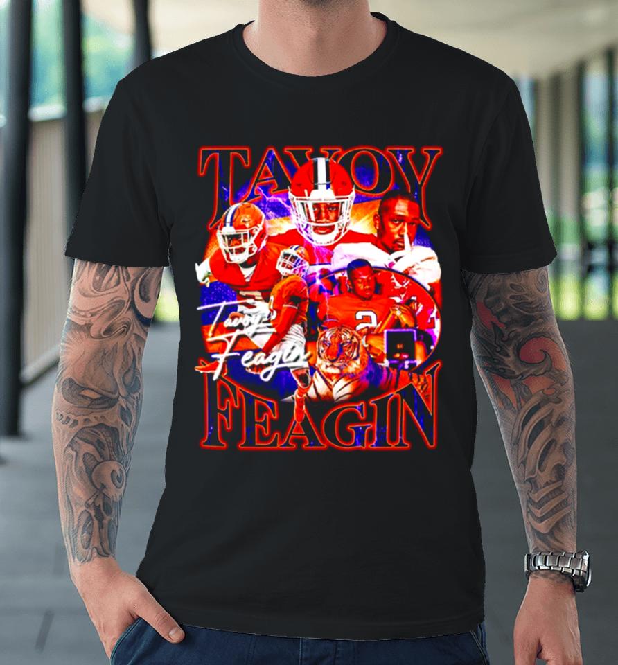 Tavoy Feagin Clemson Tigers Football Graphic Poster Premium T-Shirt