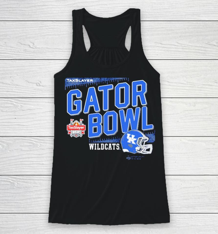 Taxslayer Gator Bowl 2023 Kentucky Wildcats Helmet Racerback Tank
