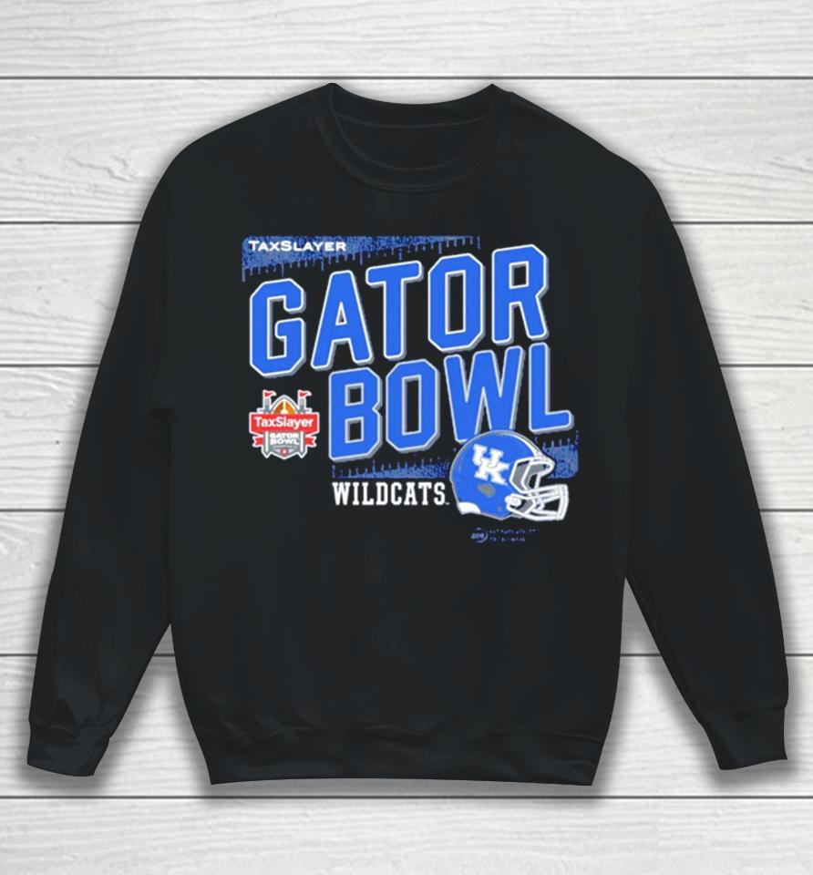 Taxslayer Gator Bowl 2023 Kentucky Wildcats Helmet Sweatshirt