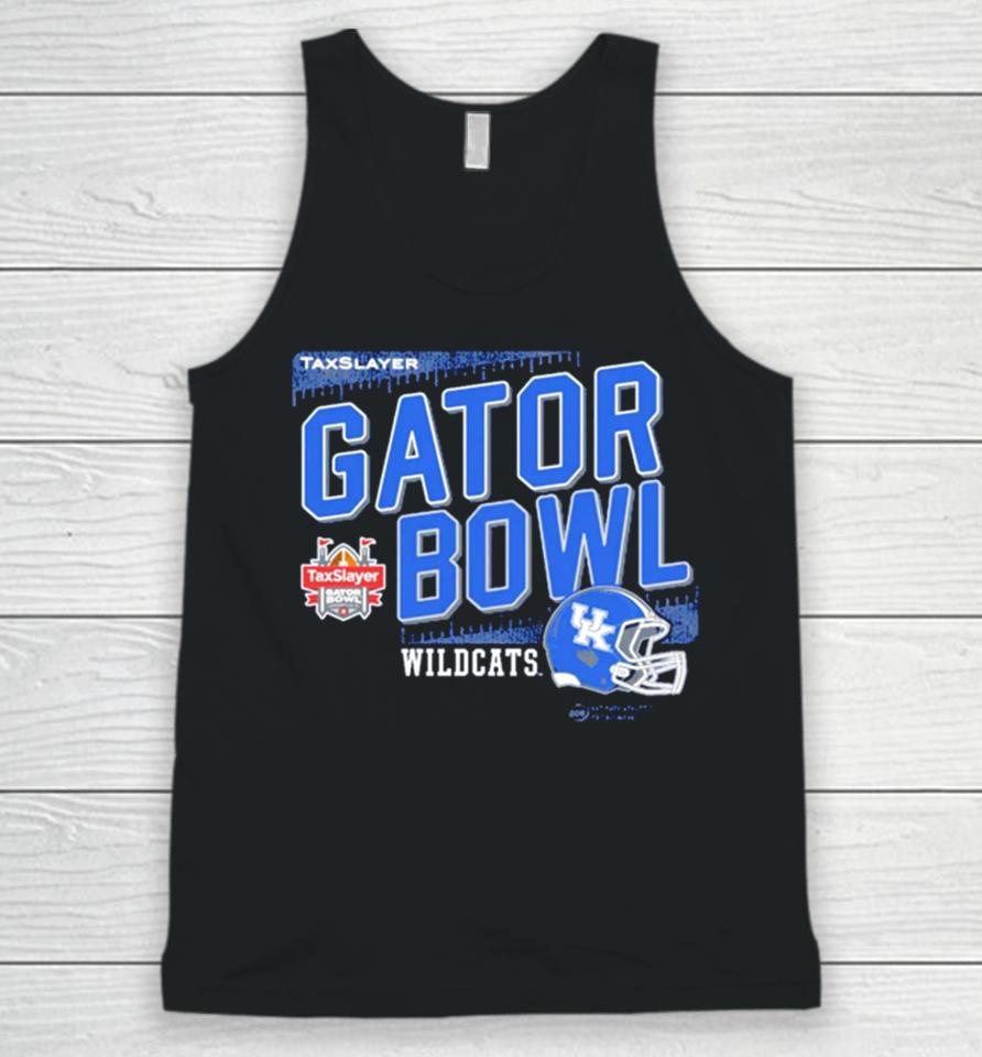 Taxslayer Gator Bowl 2023 Kentucky Wildcats Helmet Unisex Tank Top