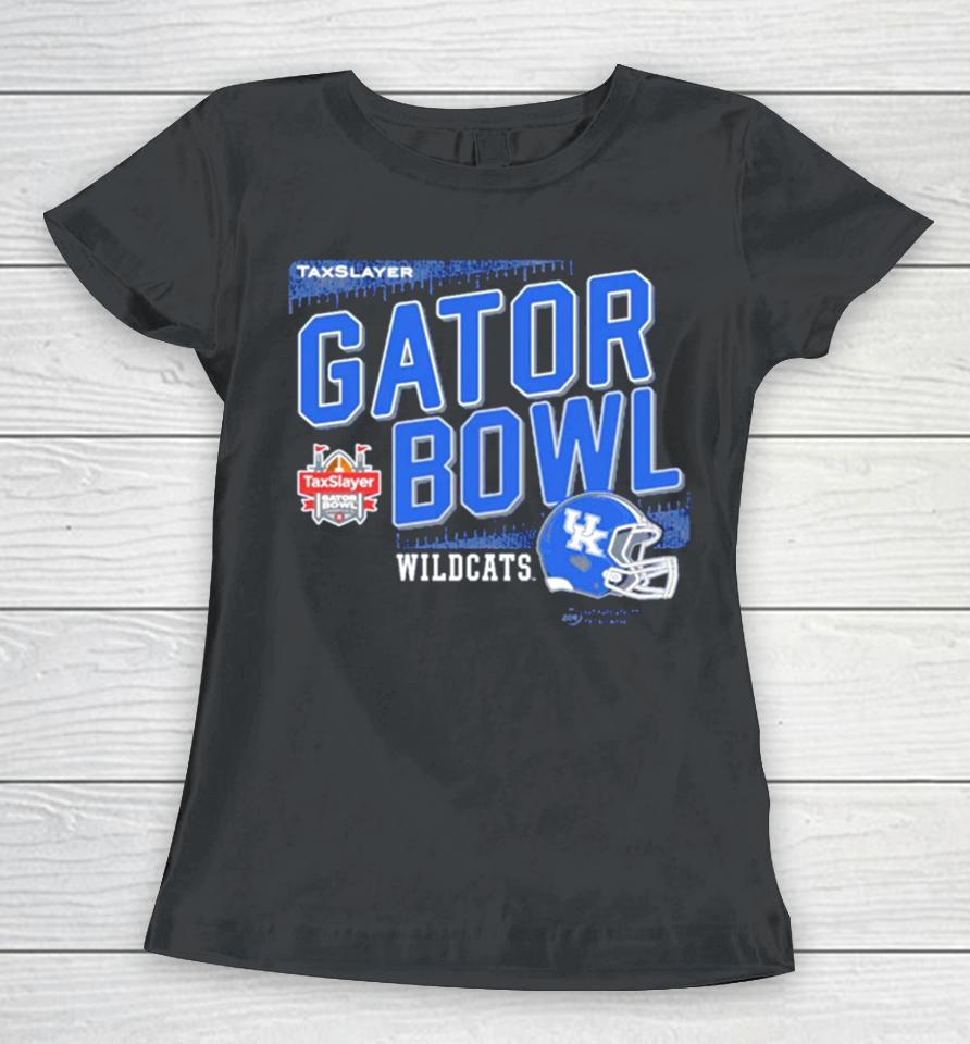 Taxslayer Gator Bowl 2023 Kentucky Wildcats Helmet Women T-Shirt