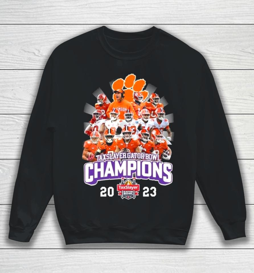 Taxslayer Gator Bowl Champions 2023 Clemson Tigers Sweatshirt