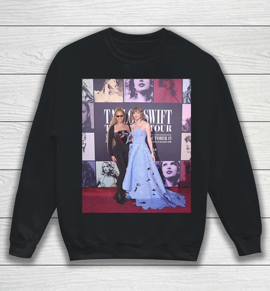 Taylor Swift And Beyonce Tonight At Ts The Eras Tour Film Premiere Sweatshirt