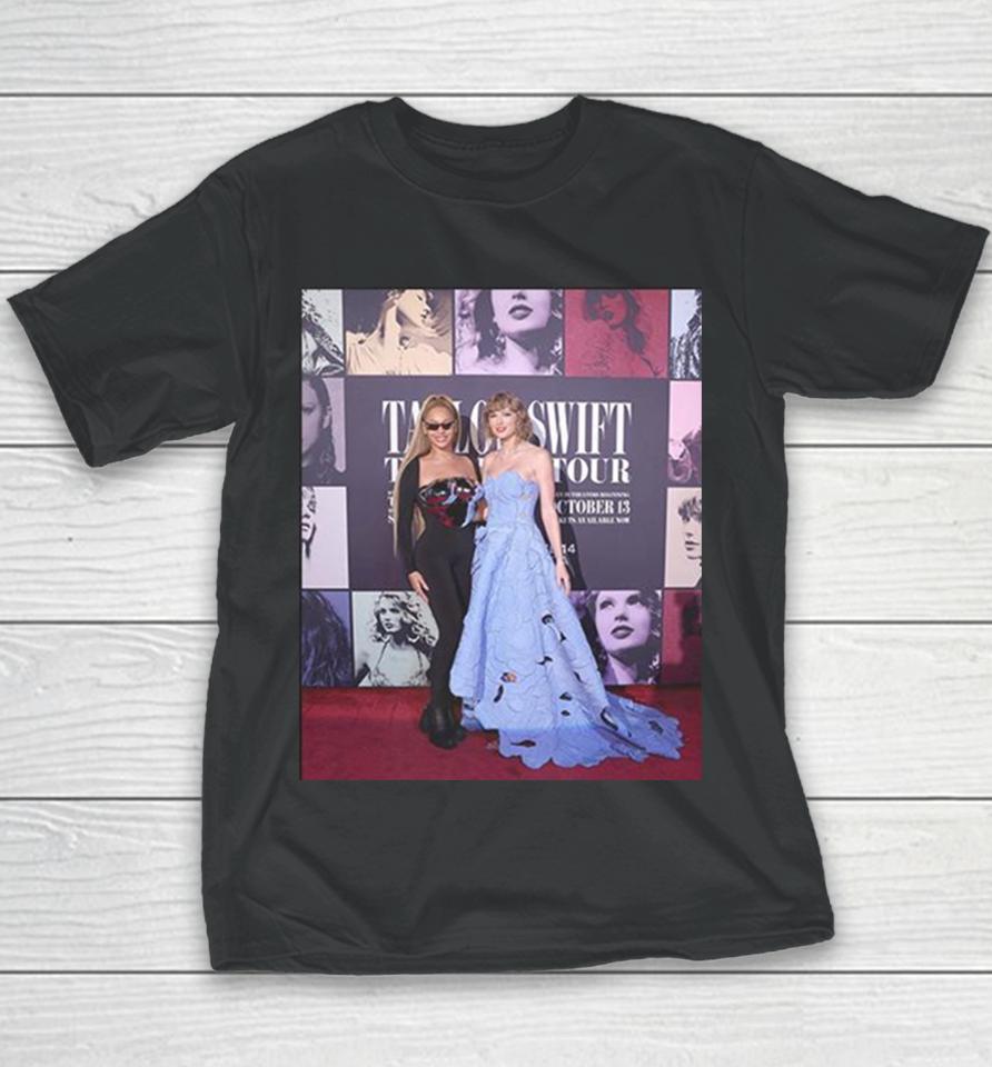 Taylor Swift And Beyonce Tonight At Ts The Eras Tour Film Premiere Youth T-Shirt
