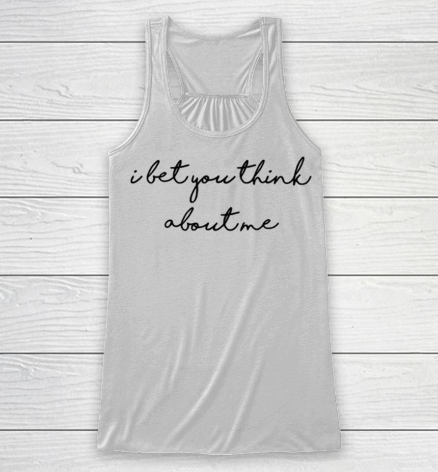 Taylor Swift I Bet You Think About Me Hand Writing Racerback Tank