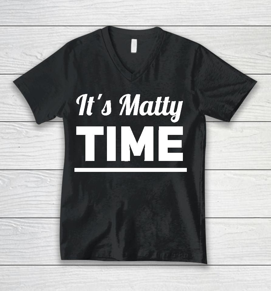 Taylor Swift It's Matty Time Unisex V-Neck T-Shirt