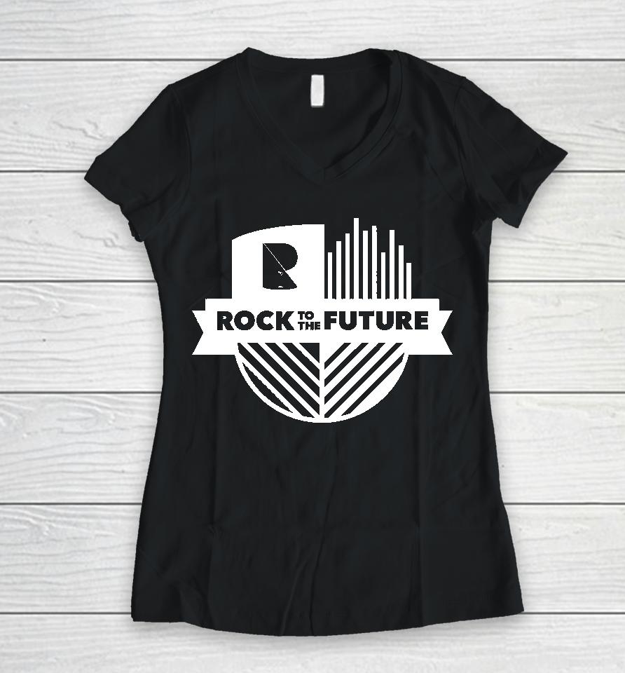Taylor Swift Rock To The Future Women V-Neck T-Shirt