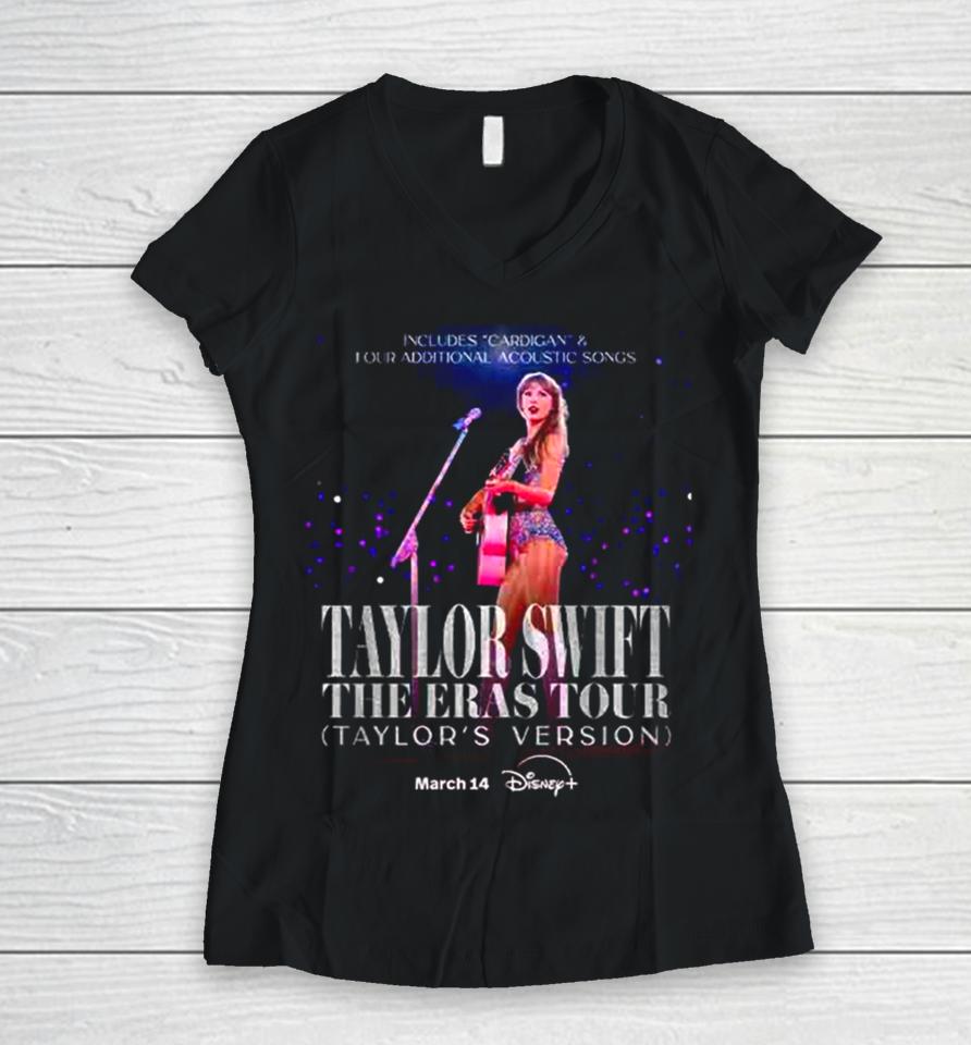 Taylor Swift The Eras Tour Taylor Version On Disney Plus Fan Gifts Classic Women V-Neck T-Shirt
