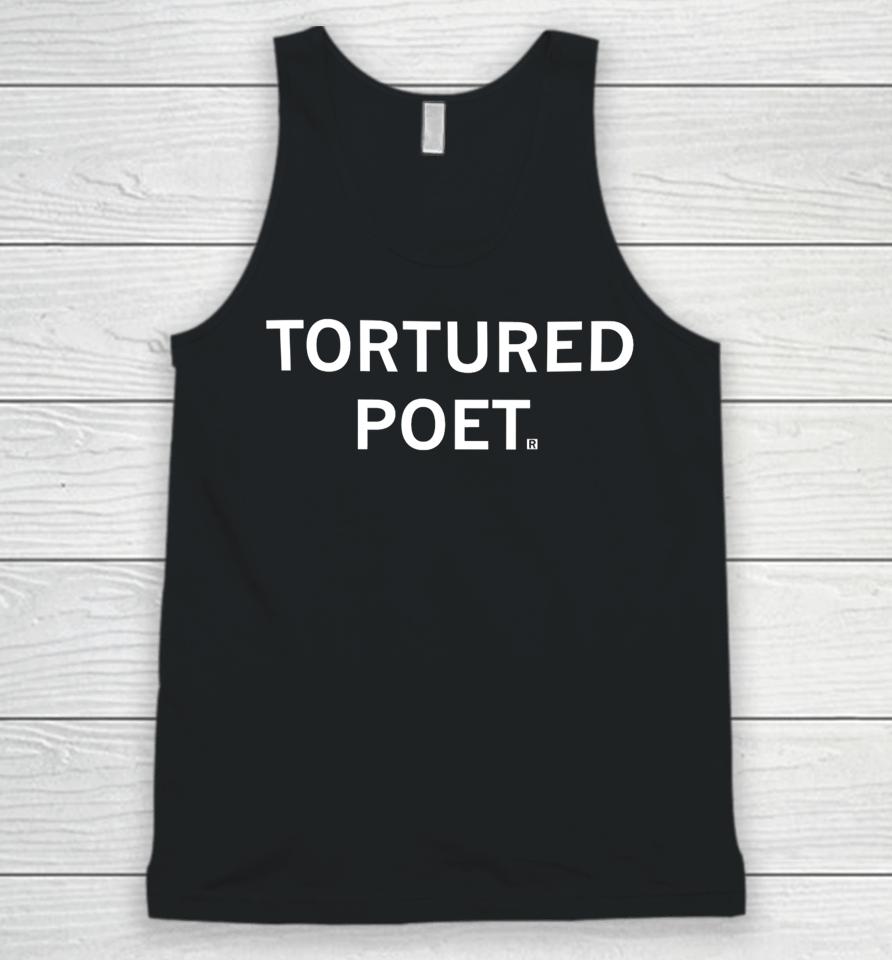 Taylor Swift Tortured Poet Unisex Tank Top