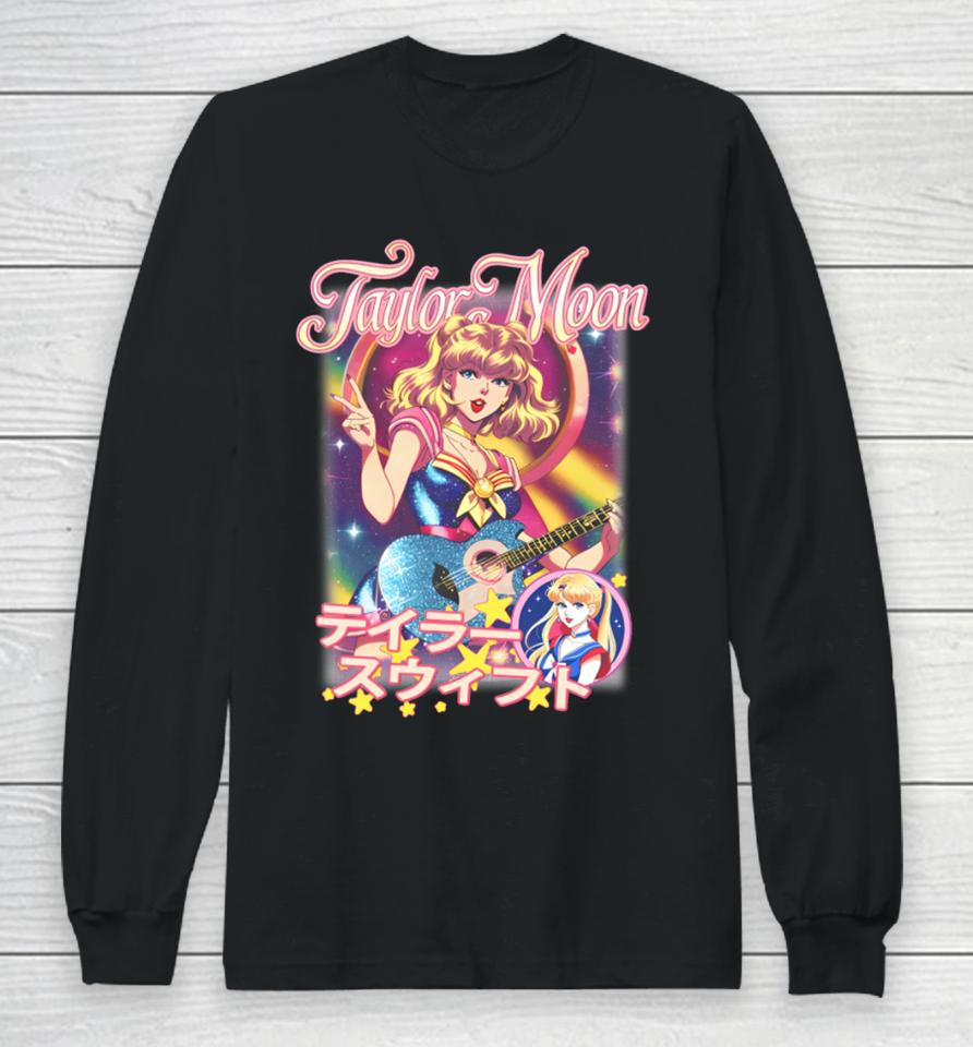 Taylor Swift X Sailor Moon Taylor Moon Long Sleeve T-Shirt