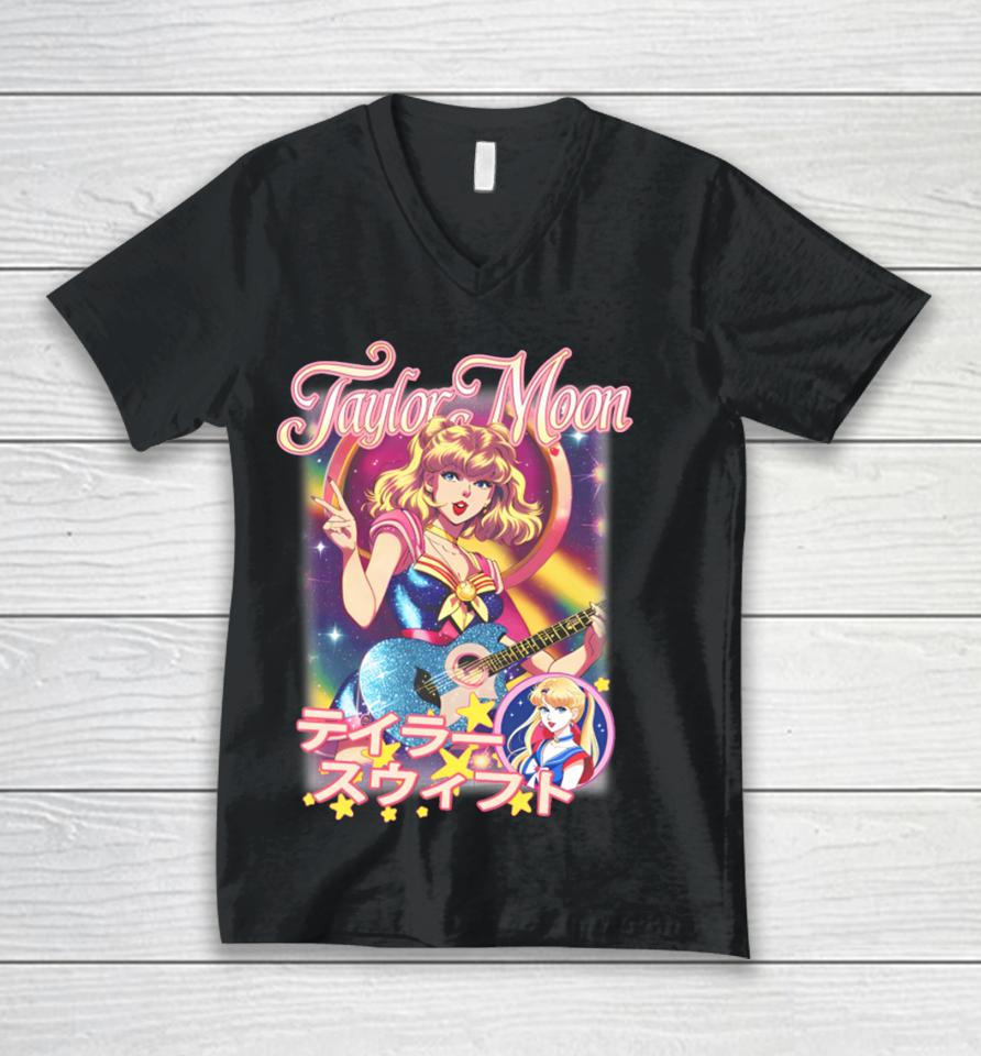 Taylor Swift X Sailor Moon Taylor Moon Unisex V-Neck T-Shirt