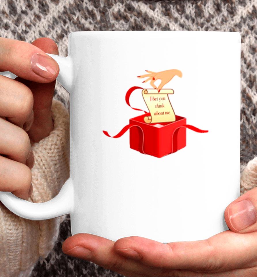 Taylor Swift Xmas Gift I Bet You Think About Me Coffee Mug