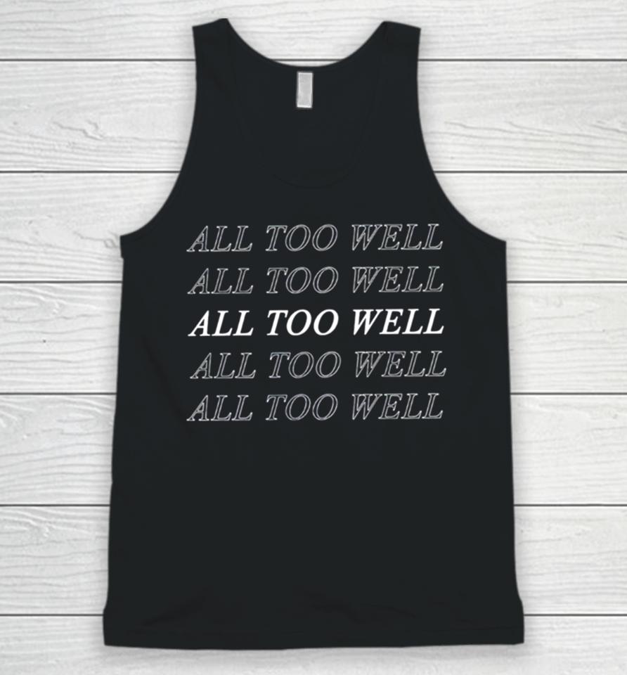 Taylor’s Version All Too Well Swift Unisex Tank Top
