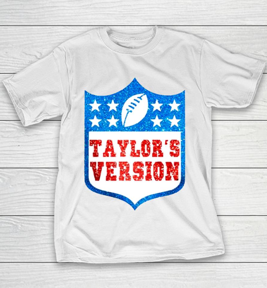 Taylors Version Football Kansas City Chiefs Game Day Youth T-Shirt