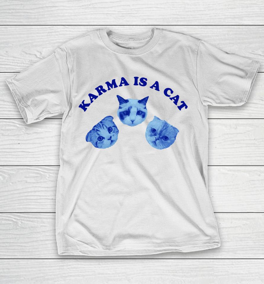 Taylorswift Karma Is A Cat T-Shirt