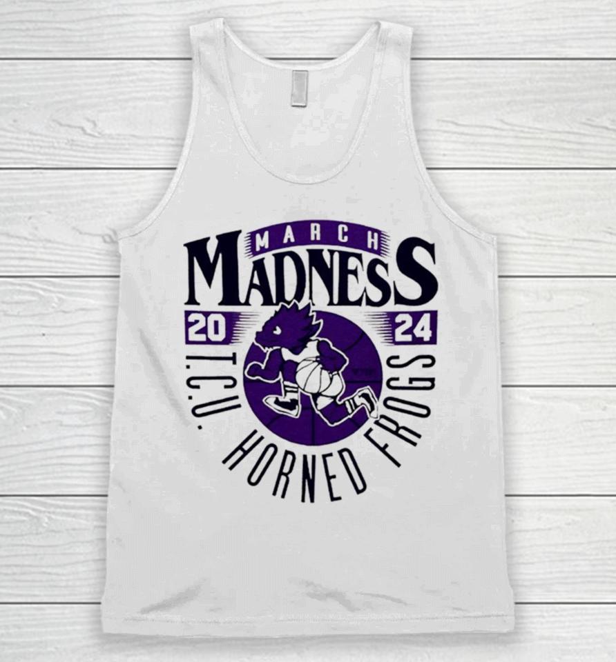 Tcu Horned Frogs 2024 March Madness Mascot Unisex Tank Top