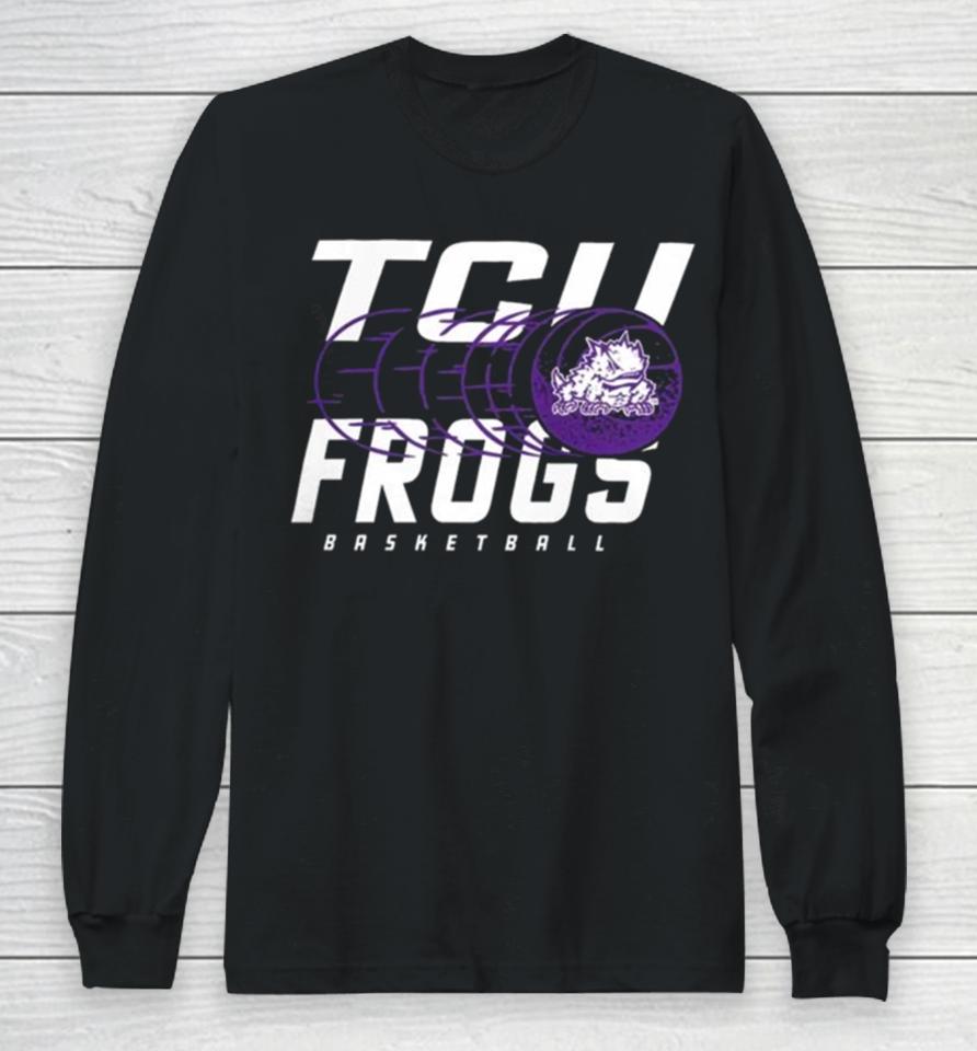 Tcu Horned Frogs Basketball Logo 2024 Long Sleeve T-Shirt