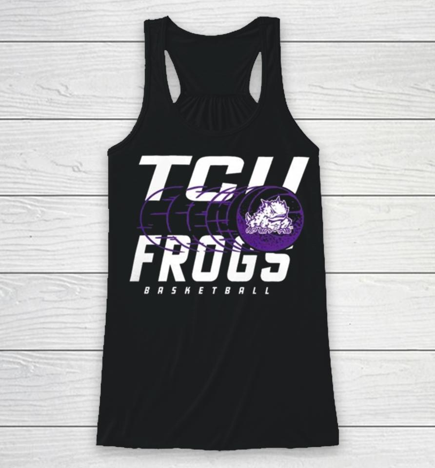 Tcu Horned Frogs Basketball Logo 2024 Racerback Tank