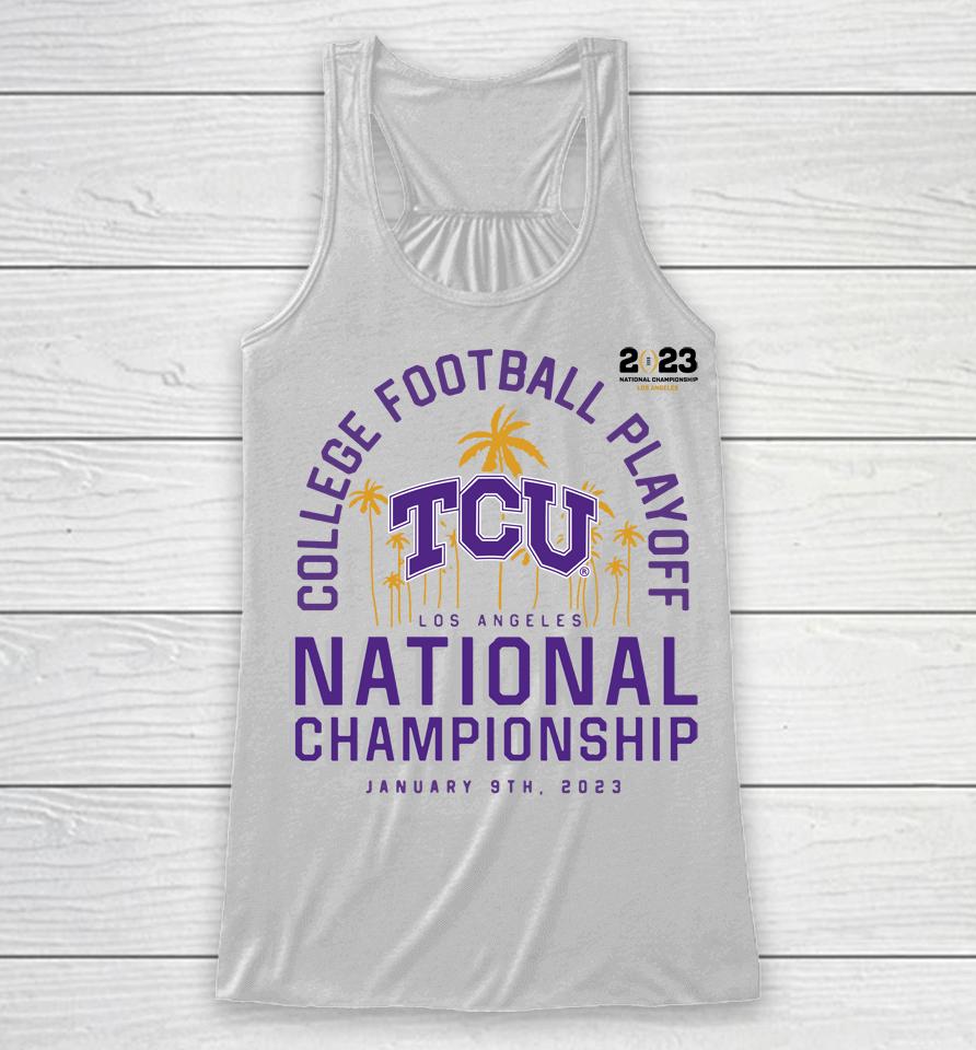 Tcu Horned Frogs College Football Playoff 2023 National Championship Game Return Run Racerback Tank