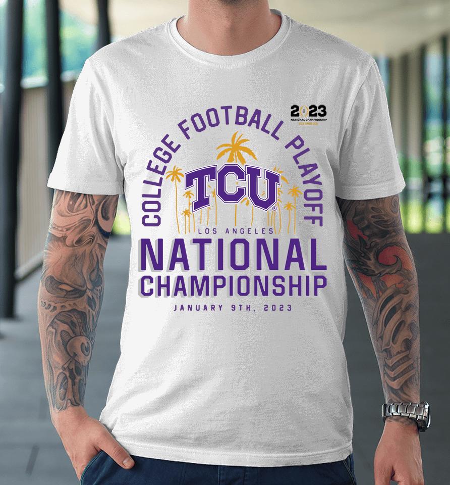 Tcu Horned Frogs Fanatics Branded Women's College Football Playoff 2023 National Championship Game Premium T-Shirt