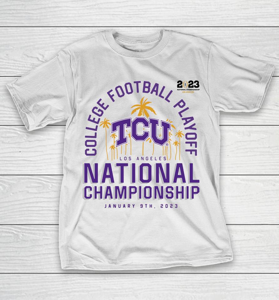 Tcu Horned Frogs Fanatics Branded Women's College Football Playoff 2023 National Championship Game T-Shirt