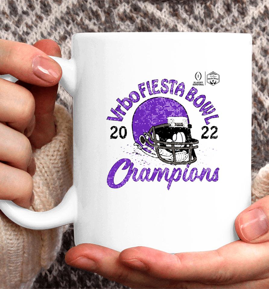 Tcu Horned Frogs Fiesta Bowl Champions Favorite Cheer College Football Playoff 2022 Coffee Mug