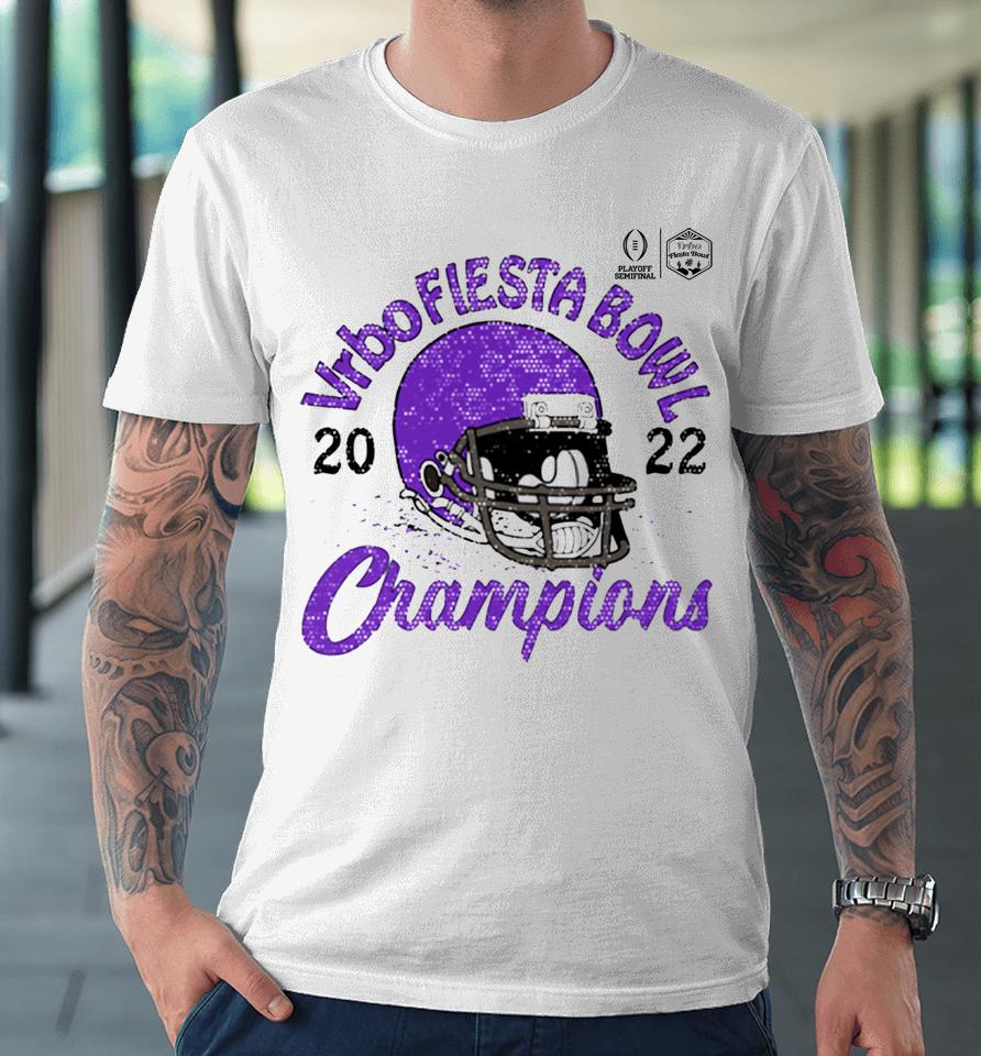 Tcu Horned Frogs Fiesta Bowl Champions Favorite Cheer College Football Playoff 2022 Premium T-Shirt