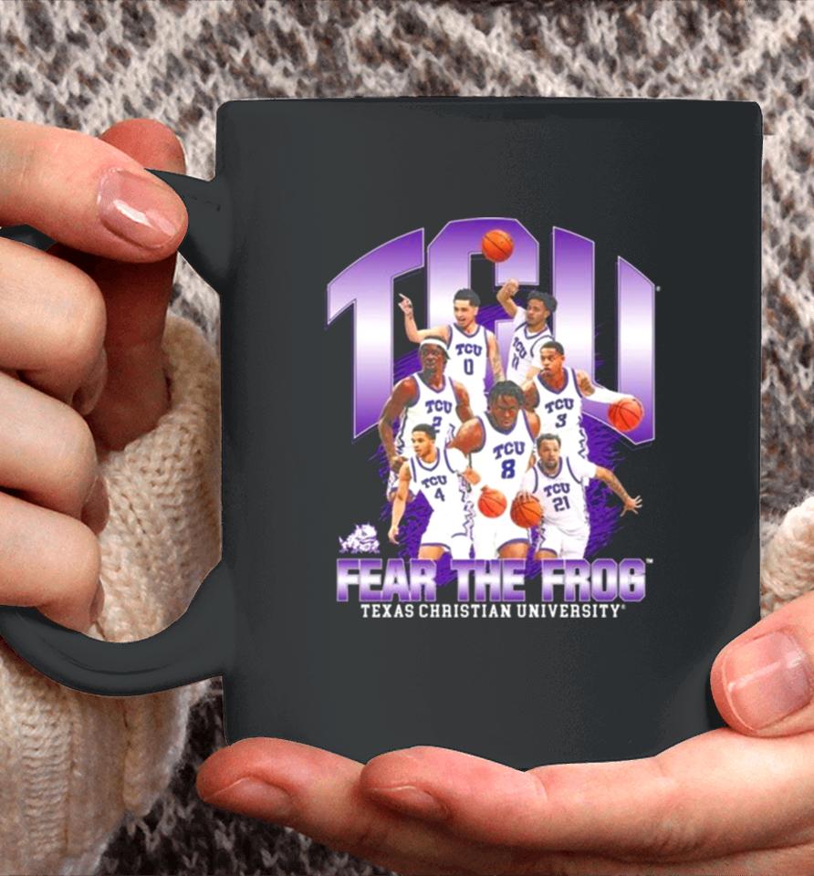 Tcu Tear The Frog Texas Christian University 2024 Ncaa Men’s Basketball 2023 – 2024 Post Season Coffee Mug