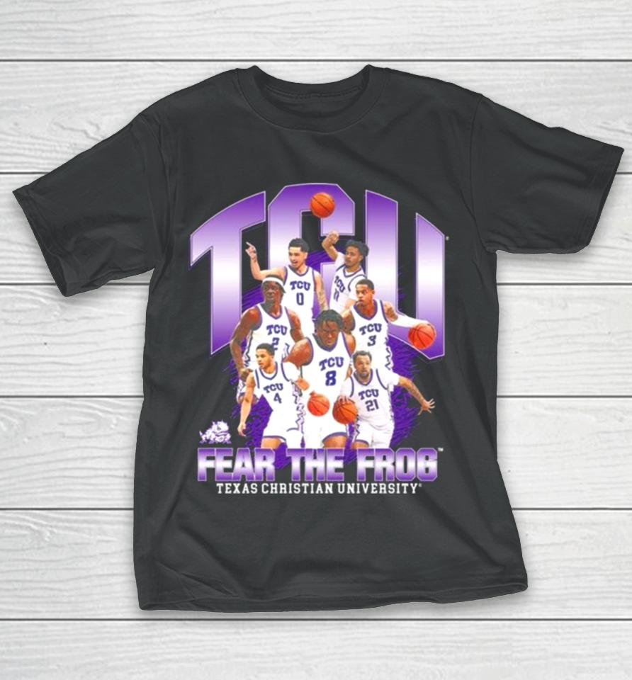 Tcu Tear The Frog Texas Christian University 2024 Ncaa Men’s Basketball 2023 – 2024 Post Season T-Shirt