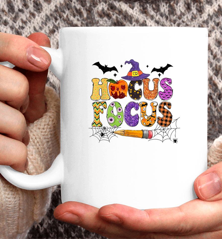 Teacher Hocus Pocus Everybody Focus Halloween Coffee Mug