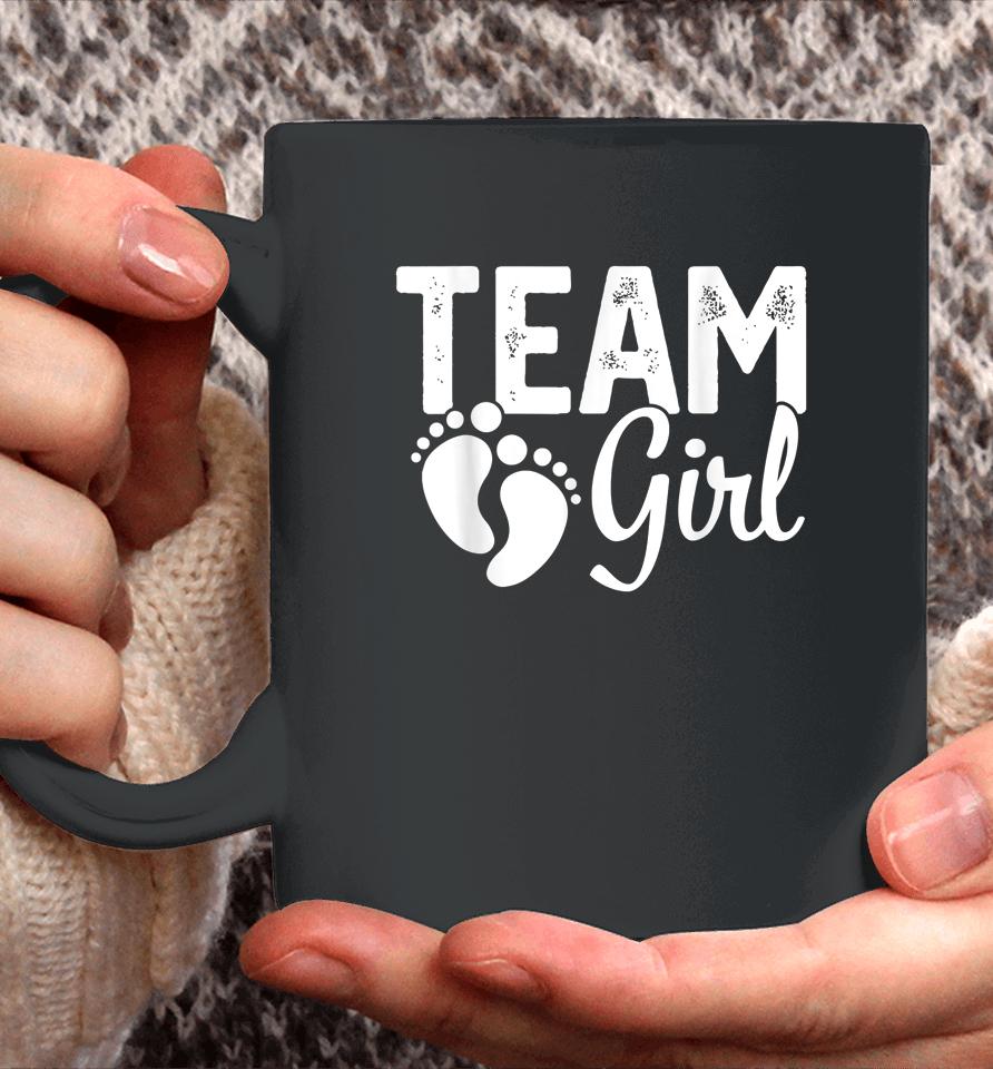 Team Girl Gender Reveal Baby Shower Pink Or Blue Coffee Mug