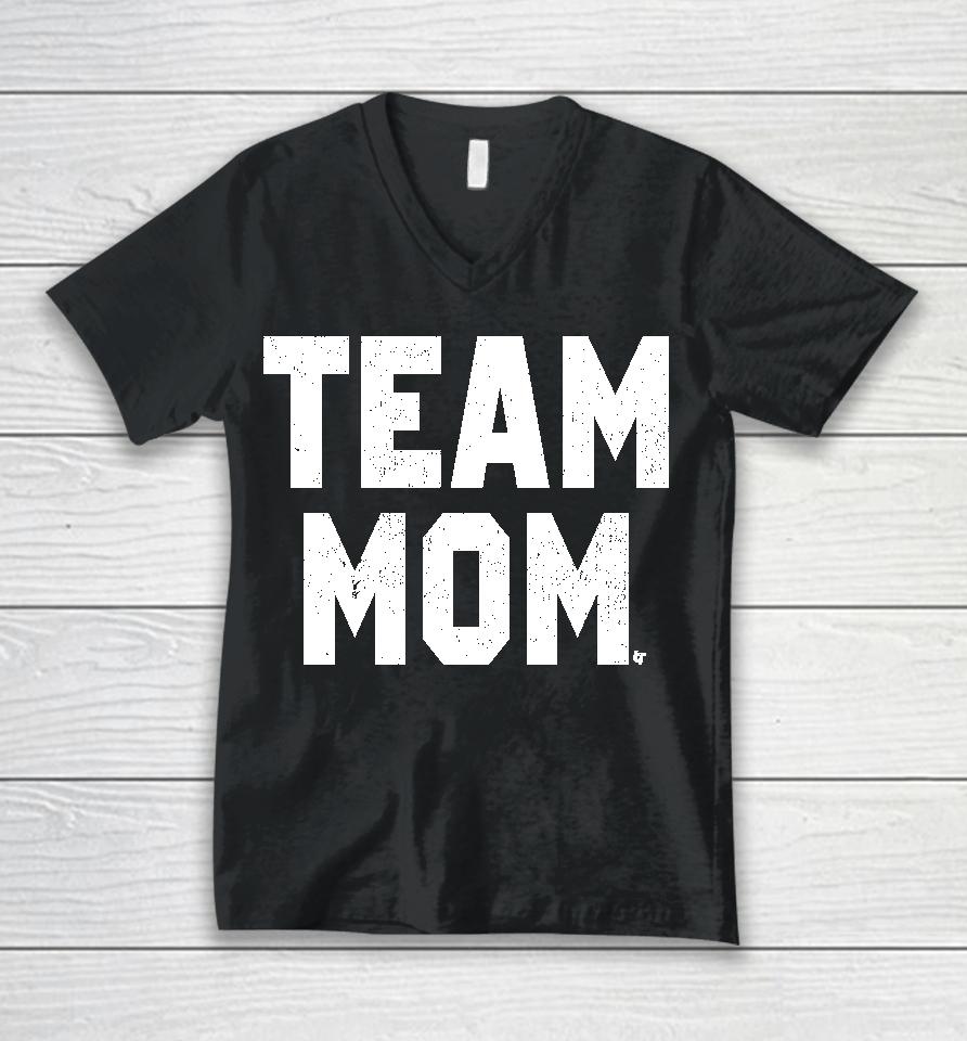 Team Mom Unisex V-Neck T-Shirt