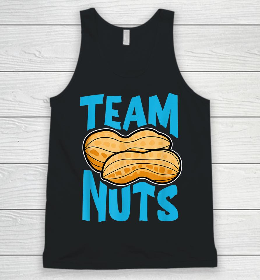 Team Nuts Funny Matching Party Baby Boy Gender Reveal Unisex Tank Top