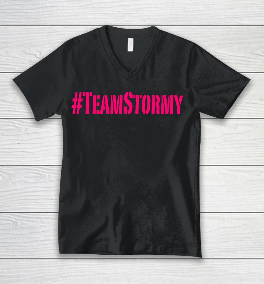 Team Stormy Unisex V-Neck T-Shirt