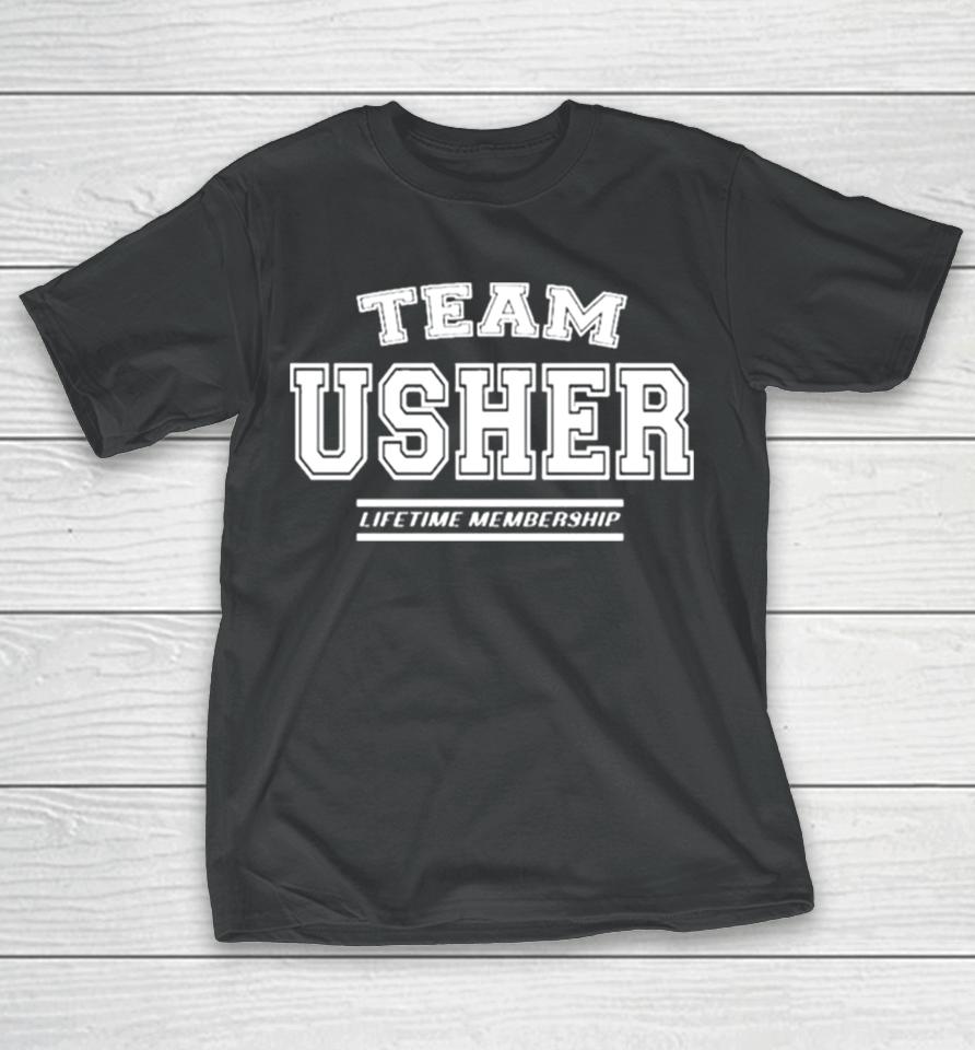 Team Usher Proud Family Surname Last Name T-Shirt