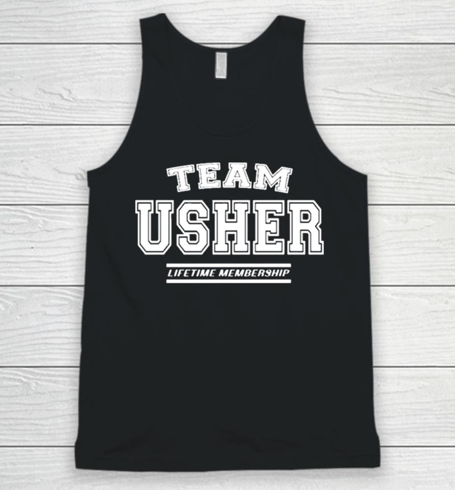 Team Usher Proud Family Surname Last Name Unisex Tank Top