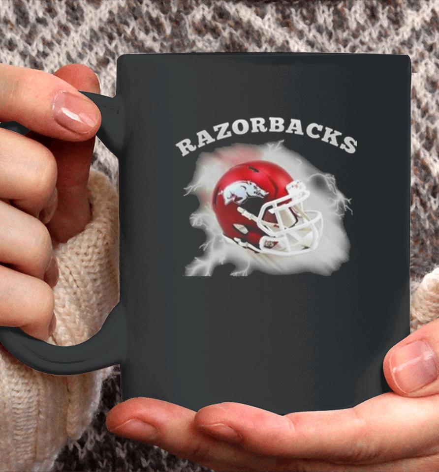 Teams Come From The Sky Arkansas Razorbacks Coffee Mug
