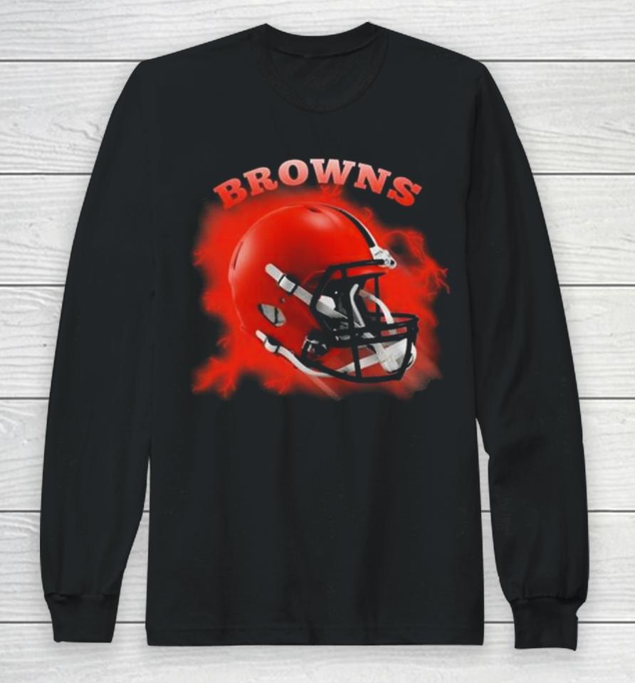 Teams Come From The Sky Cleveland Browns Long Sleeve T-Shirt