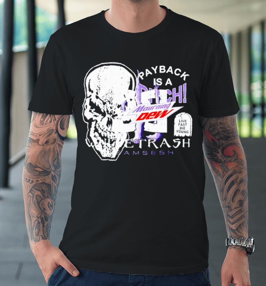 Teamsesh Trashadvertisement Washed Premium T-Shirt