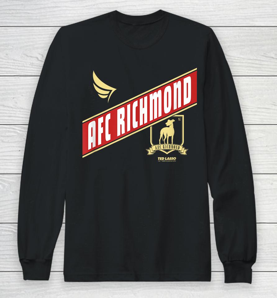 Ted Lasso Afc Richmond Crossed Band Logo Long Sleeve T-Shirt