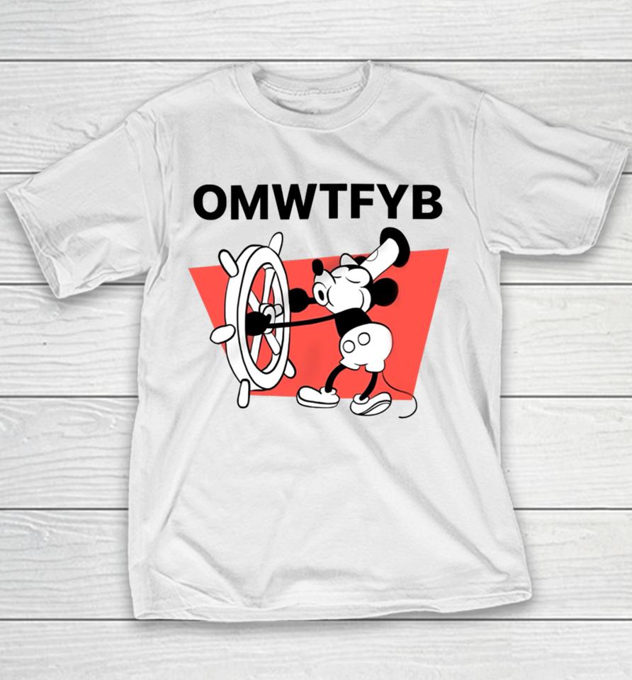 Teenhearts Steamboat Willie Omwtfyb Youth T-Shirt