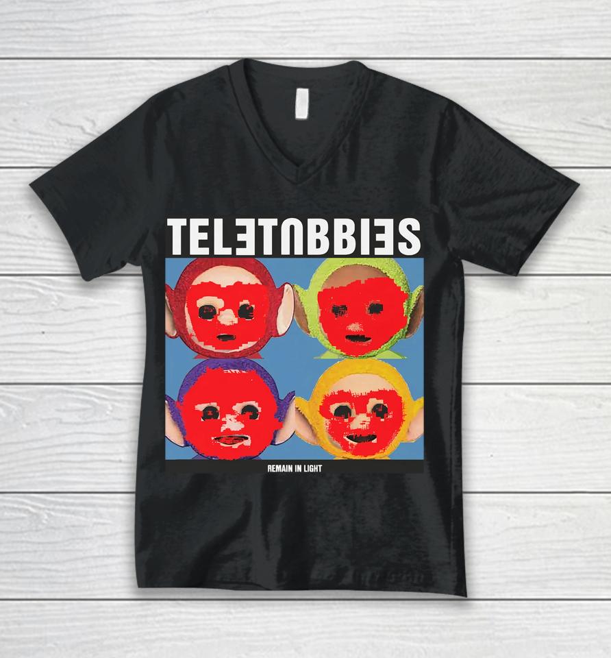 Teletubbies Talking Tubbies Unisex V-Neck T-Shirt