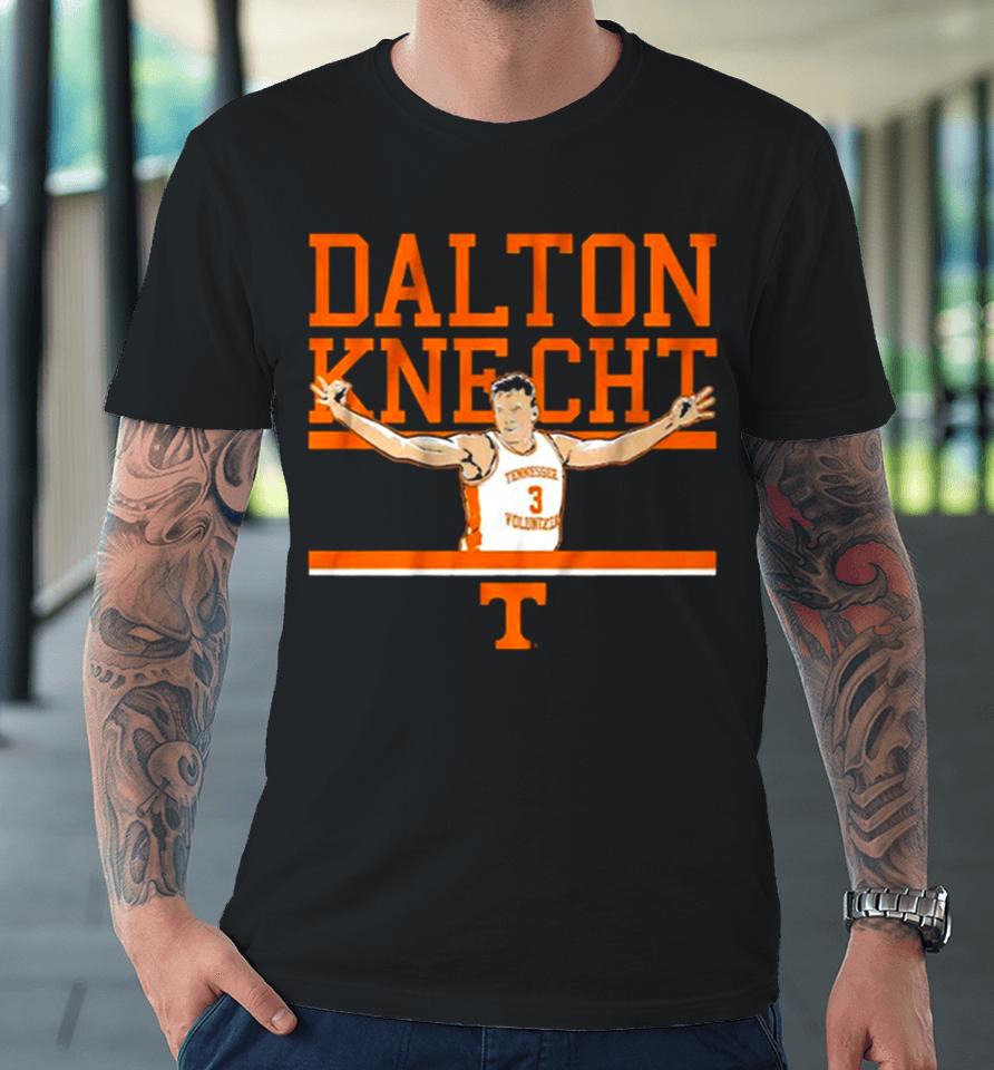 Tennessee Basketball Dalton Knecht Signature Pose Premium T-Shirt
