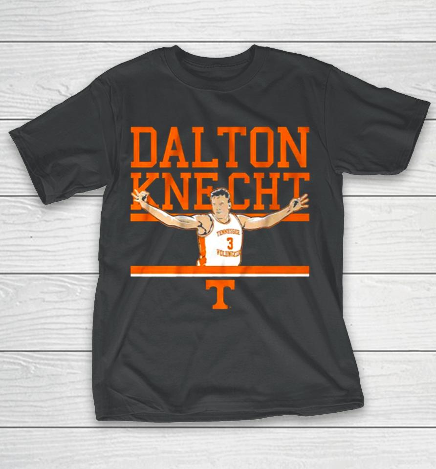 Tennessee Basketball Dalton Knecht Signature Pose T-Shirt