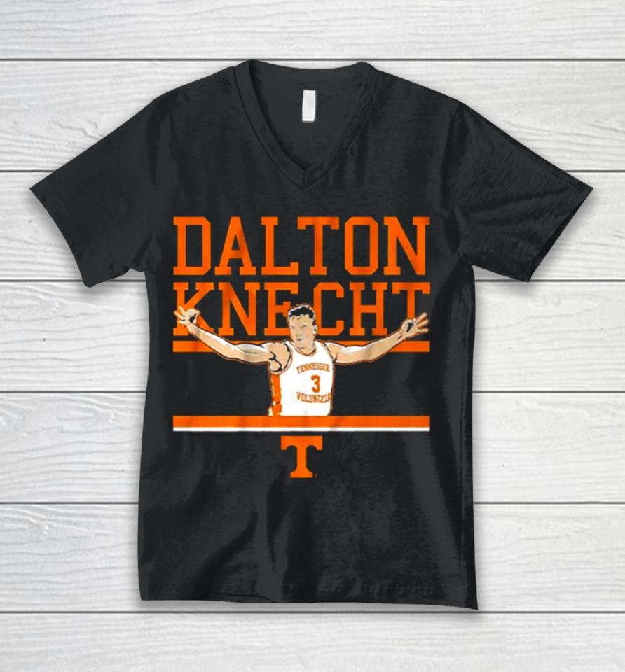 Tennessee Basketball Dalton Knecht Signature Pose Unisex V-Neck T-Shirt