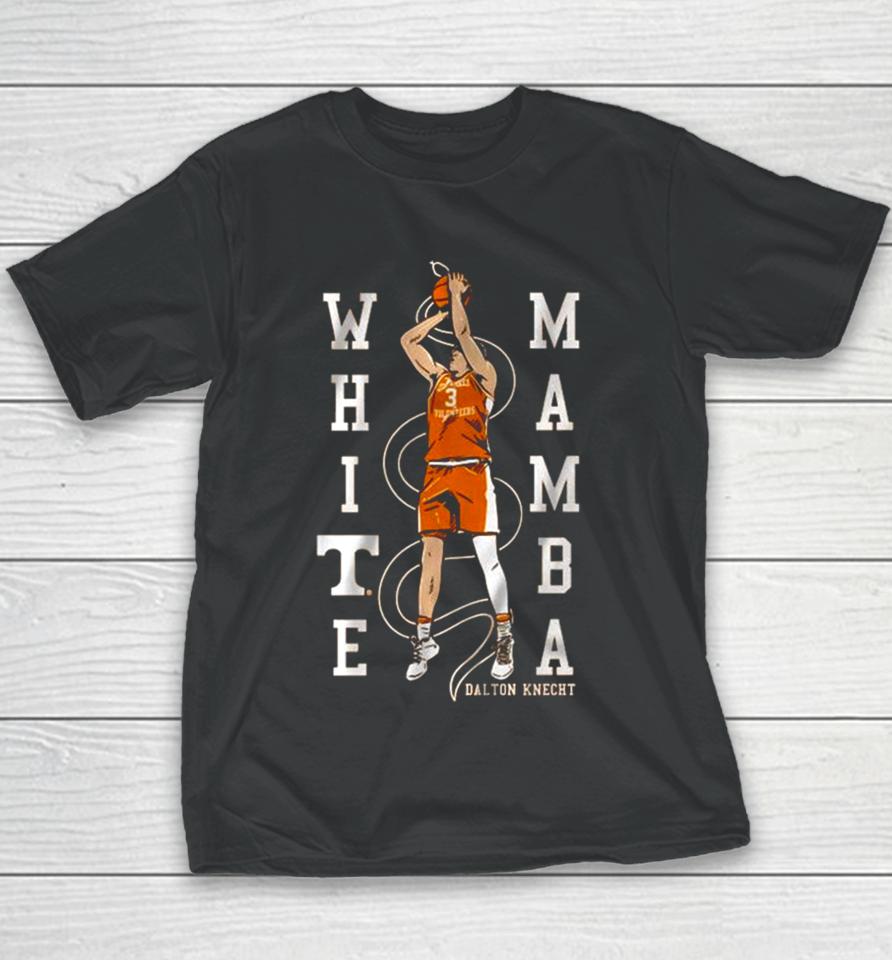 Tennessee Basketball Dalton Knecht White Mamba Youth T-Shirt