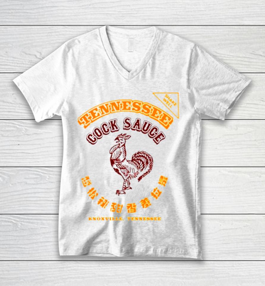 Tennessee Cock Sauce Unisex V-Neck T-Shirt