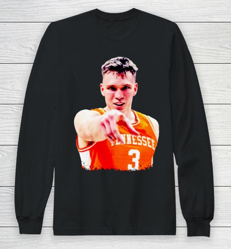 Tennessee Comfort Colors Dalton Knecht In Your Face Long Sleeve T-Shirt