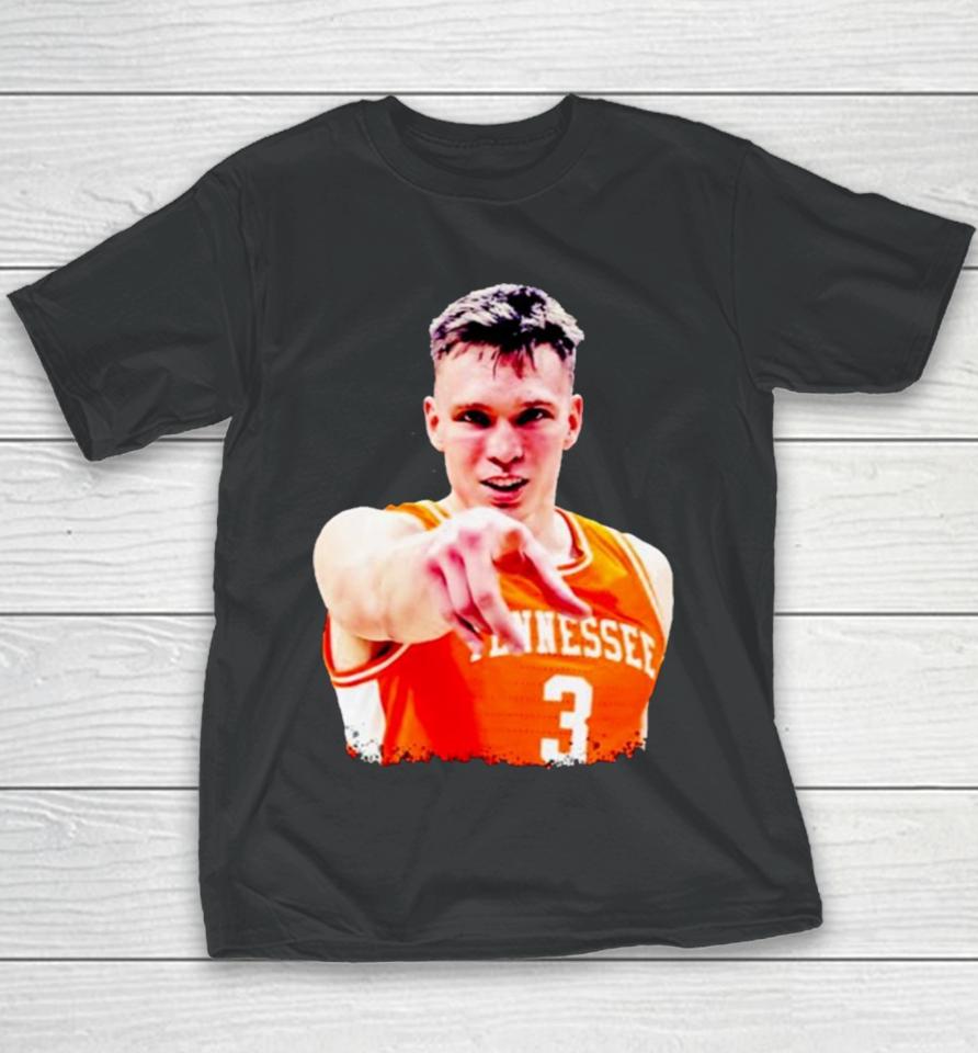 Tennessee Comfort Colors Dalton Knecht In Your Face Youth T-Shirt